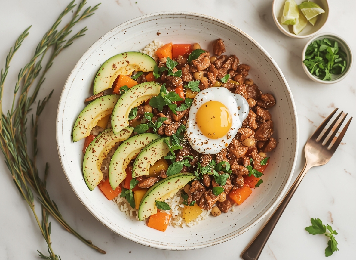 Illustration of fresh herbs and flavor balance from Chodyrexchap